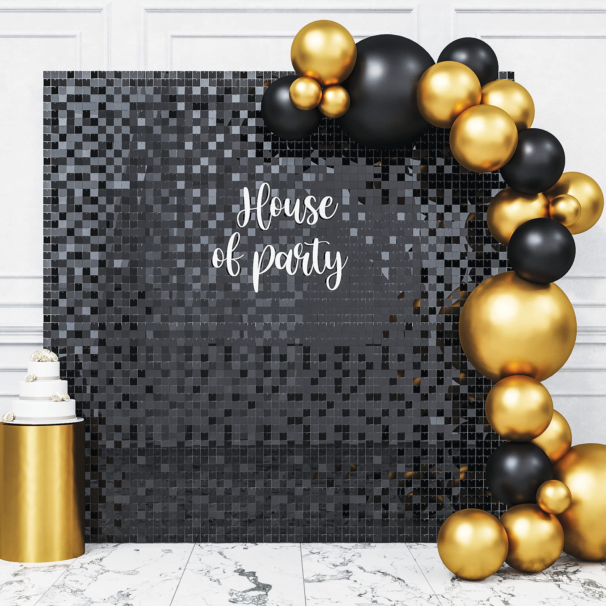 FashionSecretsLLC 36 6x6 Ft Shimmer Sequins Wall Panels Backdrop