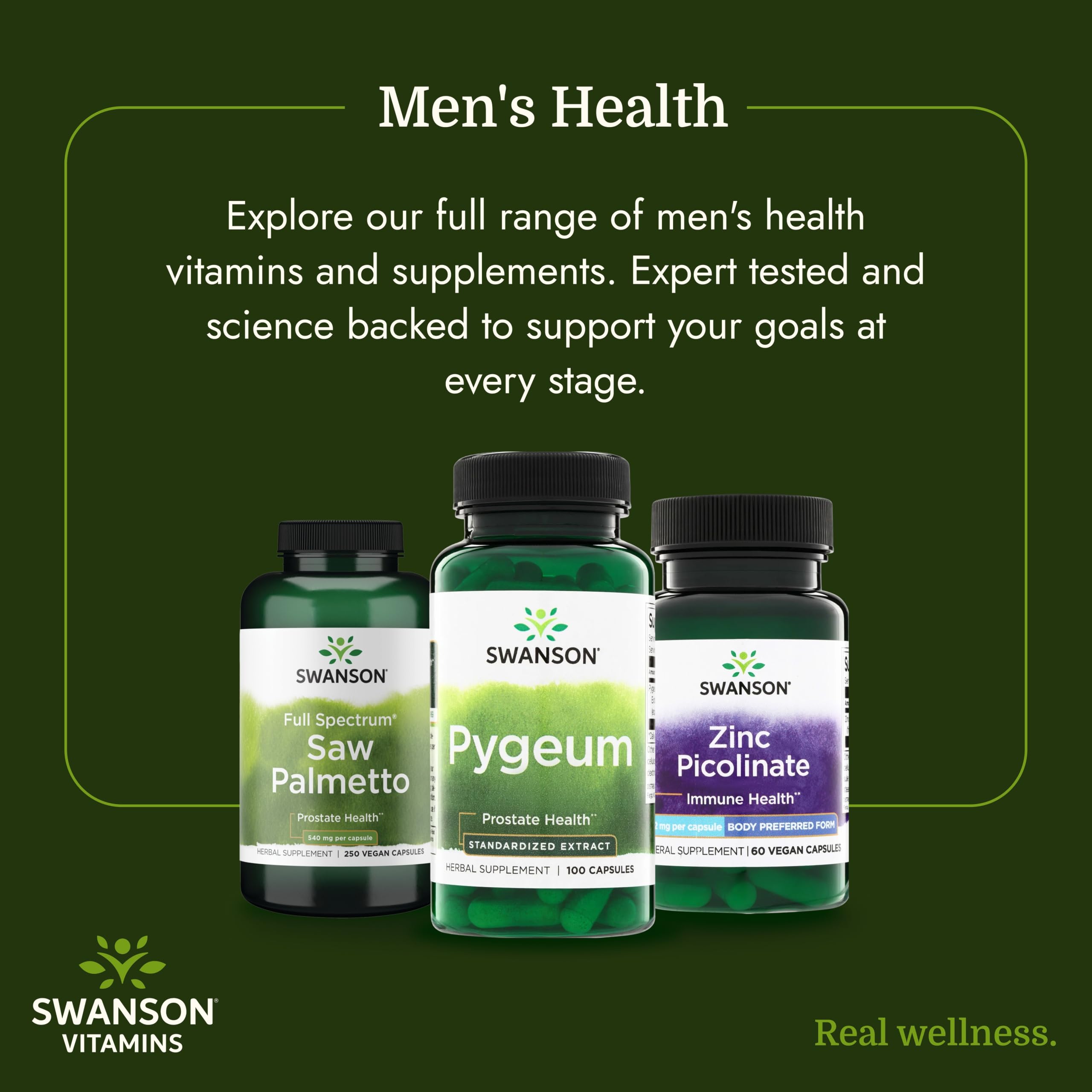 Swanson Pygeum Prostate Health Supplements for Men, 100 Capsules — Amazon image 6