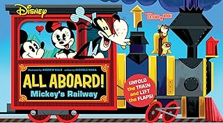 Disney All Aboard! Mickey’s Railway (An Abrams Extend-a-Book): A Board Book