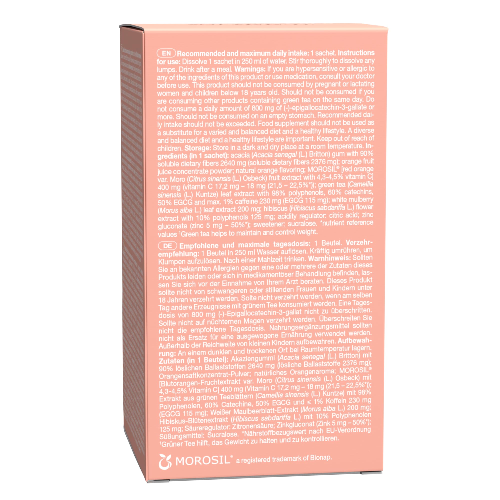 Curve Shaper 5-in1 - con Morosil, Te Verde, Ibisco, Vitamin C - Fornitura per 30 giorni - con E-book Gratis - Tummy Tox