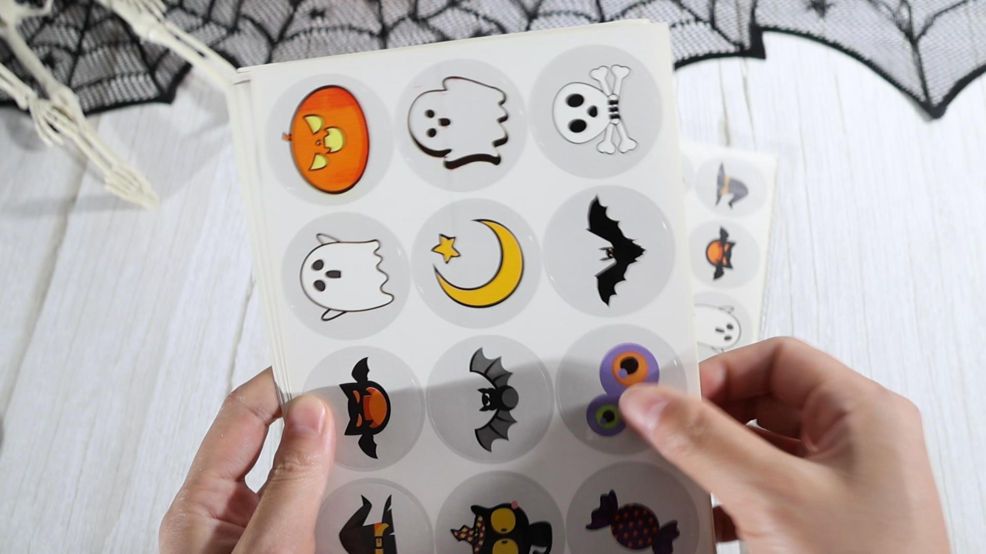 Amazon.co.jp: ハロウィン シール 96pcs 防水 ハロウィン 手帳 ノート