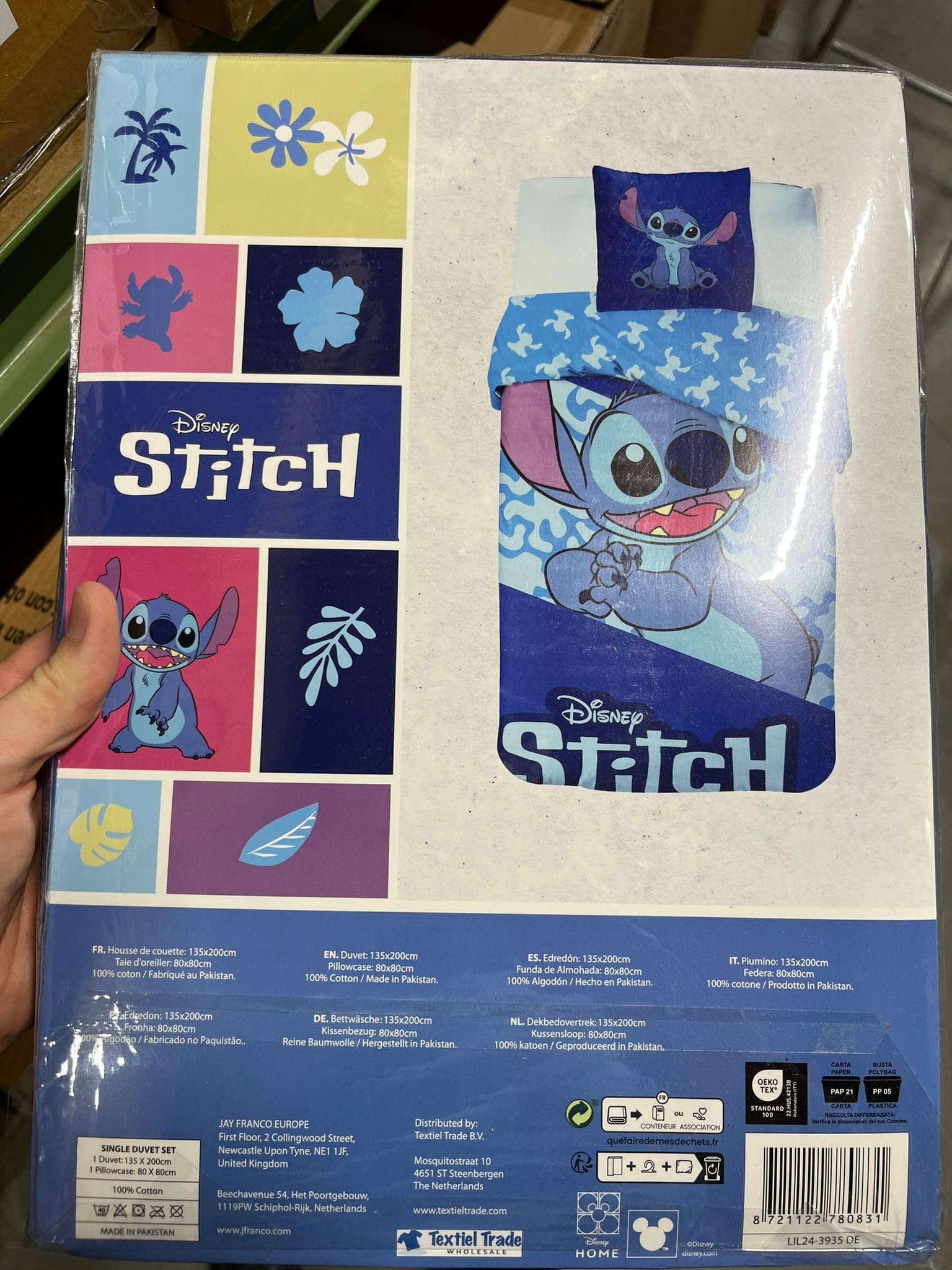 Lilo & Stitch Dekbedovertrek - 135 x 200 cm