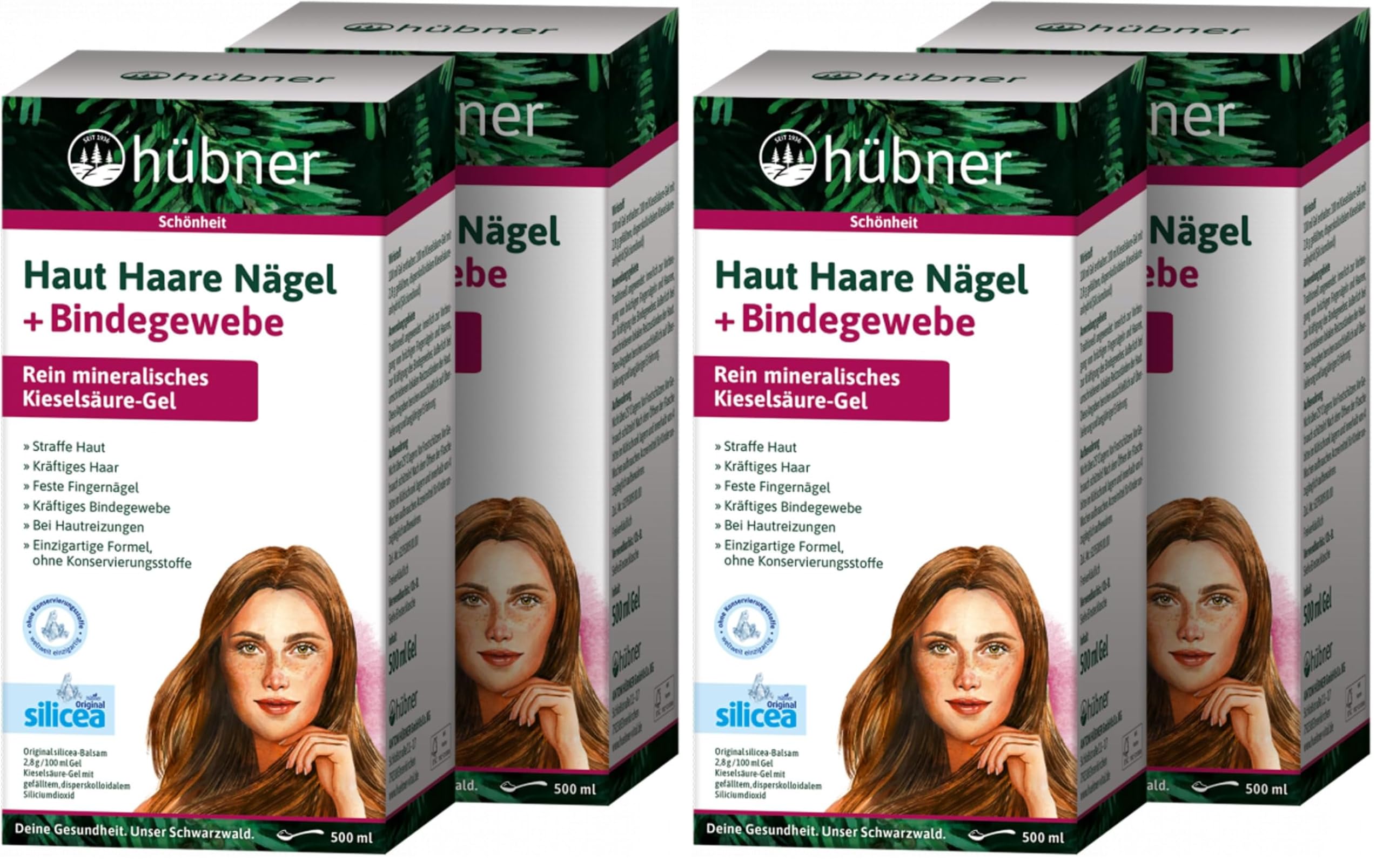Silicea Doppelpack Haut Haare Nägel Bindegewebe (Packung mit 2)