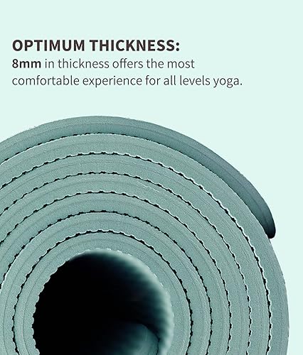 Miniatura 4 de Tapete de ejercicio deportivo a prueba de golpes, extra grueso, de alta densidad, antidesgarros, antideslizante, para interiores y exteriores