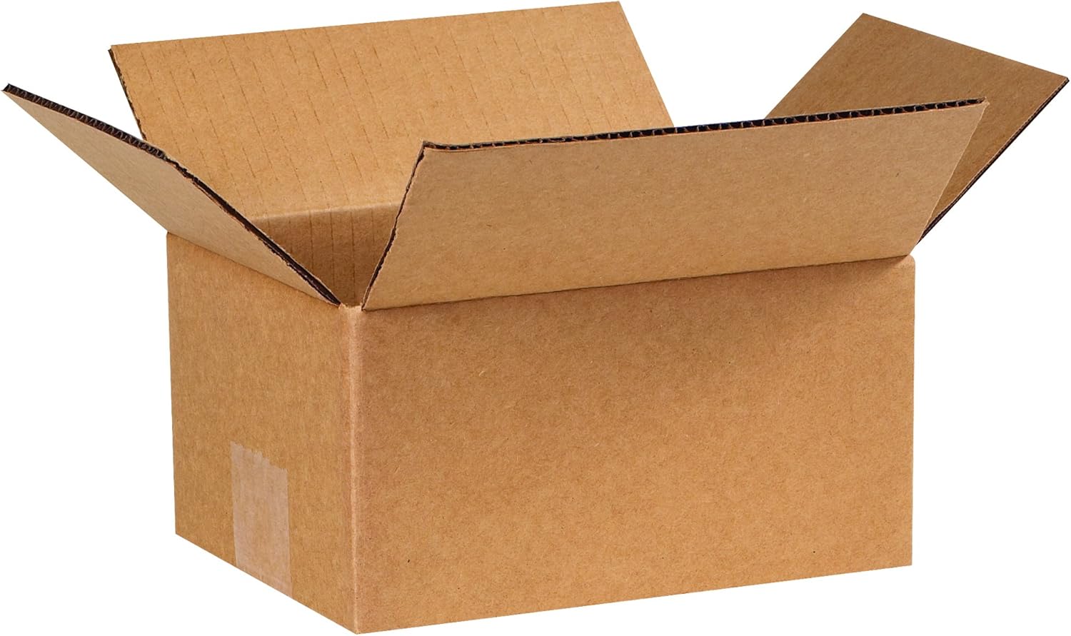 Partners Brand P864 Corrugated Boxes, 8"L x 6"W x 4"H, Kraft (Pack of 25)
