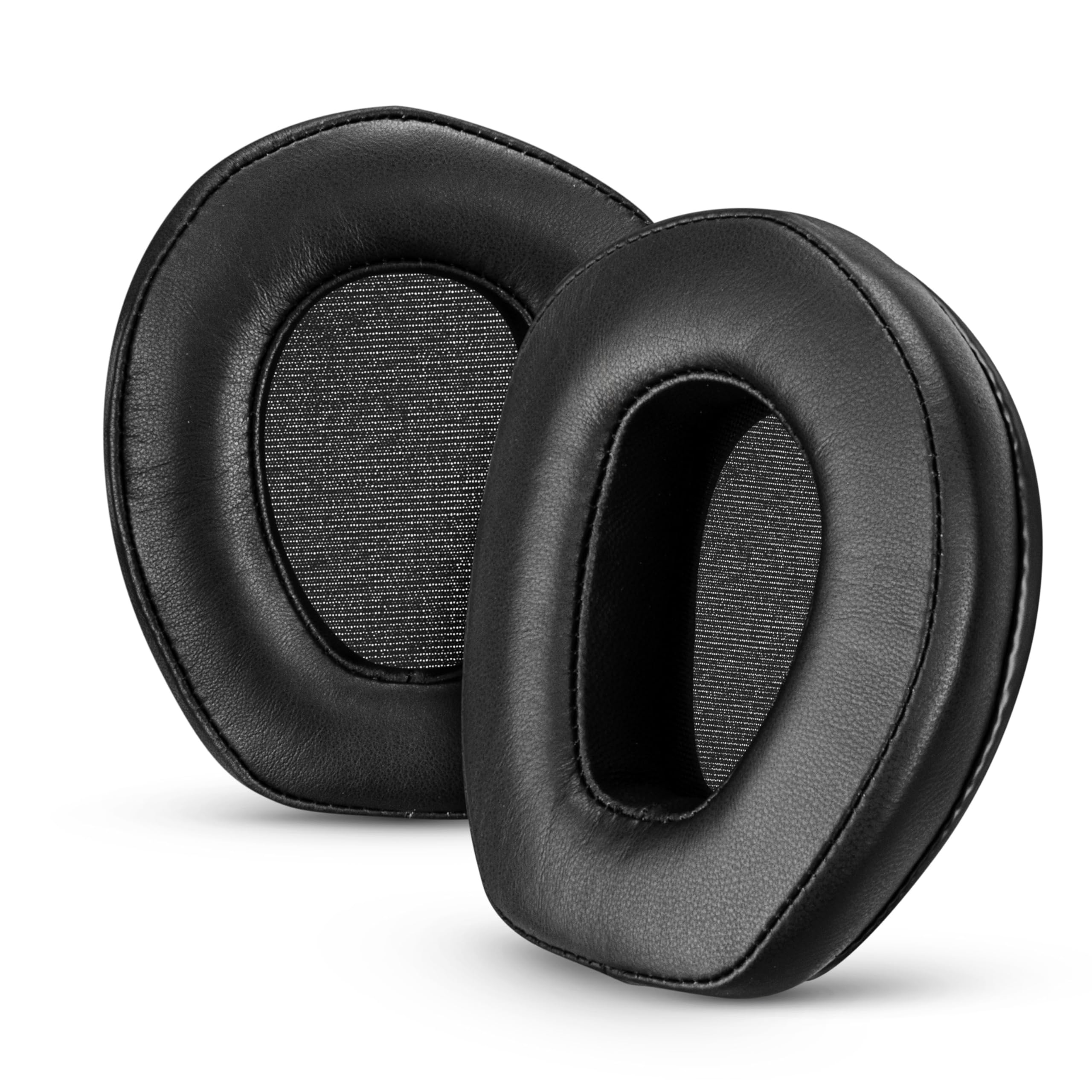 Almohadillas de repuesto de piel de oveja para auriculares SENNHEISER RS165, RS175, RS185 y RS195, piel auténtica suave y almohadilla de espuma viscoelástica, HDR165, HDR175, HDR185, HDR195, por