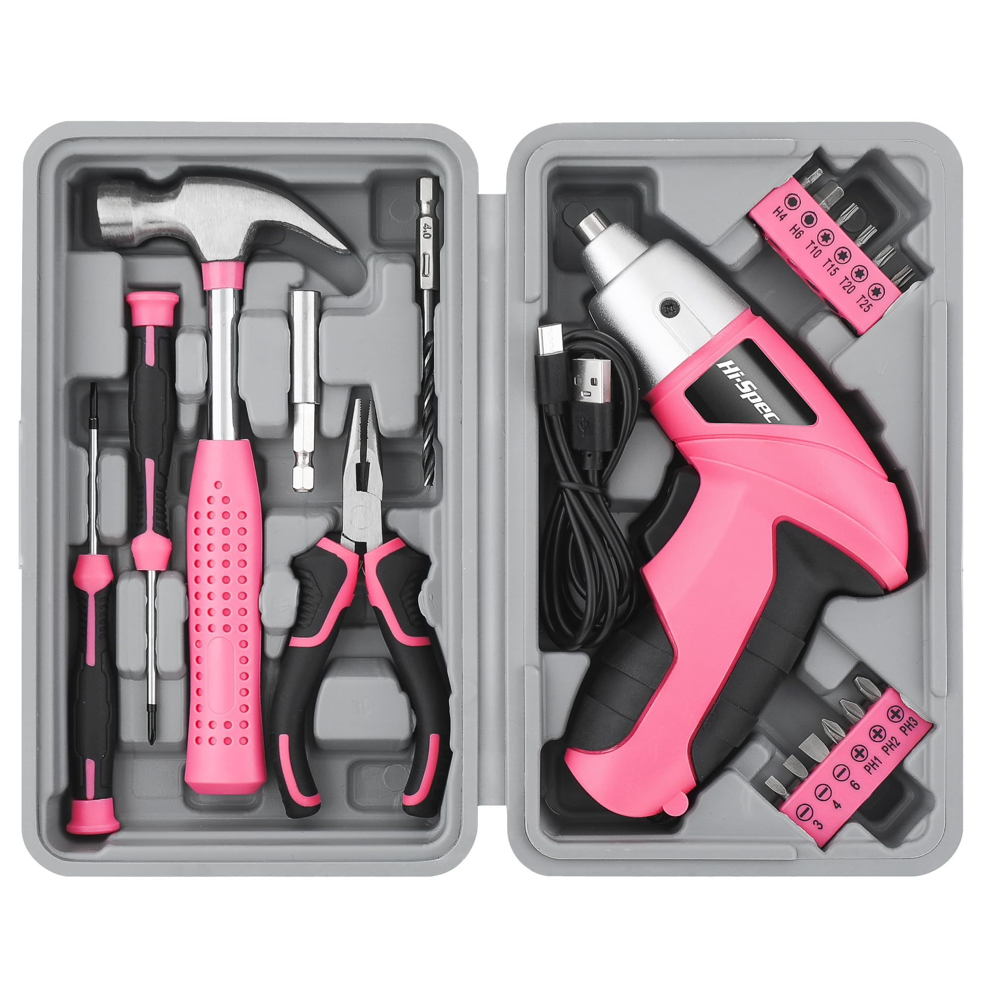 Hi-Spec Pink Screwdriver Kit