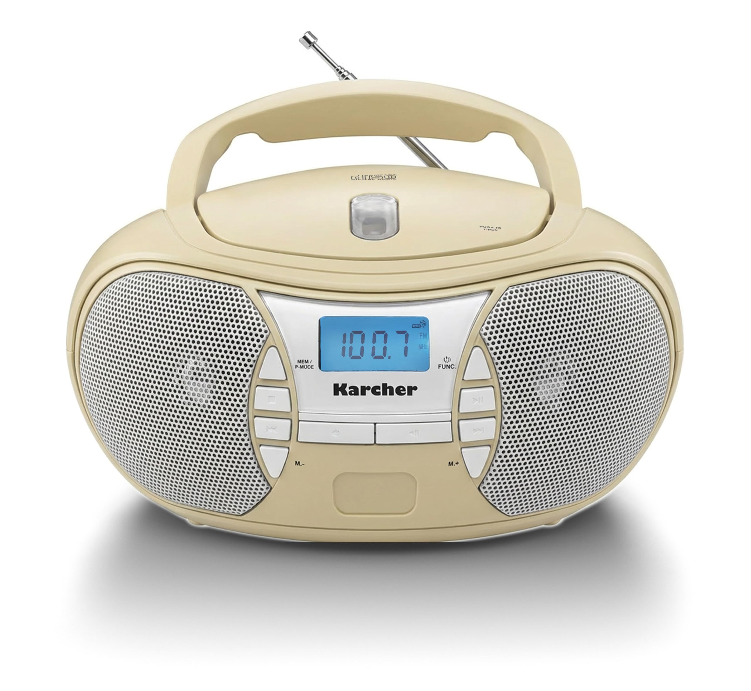 Karcher RR 5025-H - tragbares Radio mit CD-Player, UKW, AUX-In, Boombox