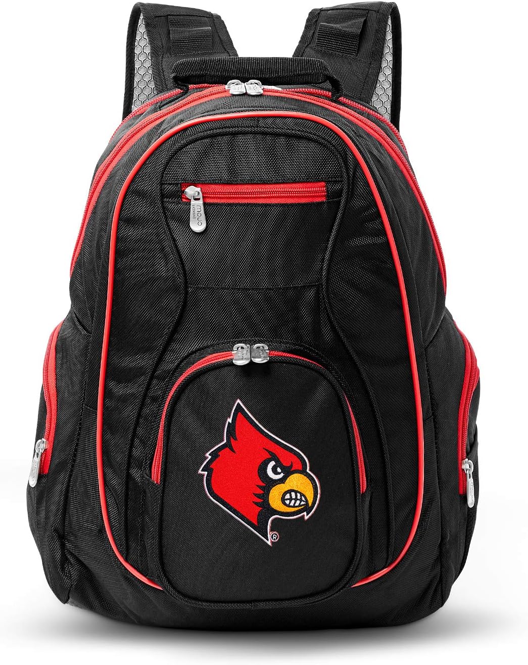 NCAA Colored Trim Premium Laptop Backpack, Measures 19-inches, Everyday Sports Backpack with Padded Shoulder Straps, Ideal for Travel, School, College, Business NCAA Colored Trim Premium Laptop Backpack, Measures 19-inches, Everyday Sports Backpack with Padded Shoulder Straps, Ideal for Travel, School, College, Business