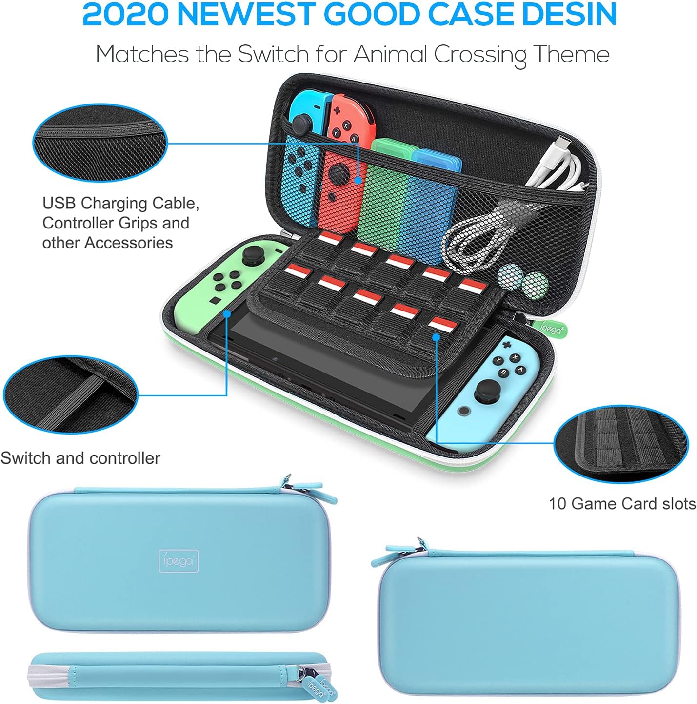 Black Friday - 40% OFF Accessories Bundle Compatible with Nintendo Switch for Animal Crossing,26 in 1 Accessories kit Carrying Case,Screen Protector,Handle Grips,Steering Wheels,Silicone Case,Thumb Caps for Joy Con Exclusive Accessories Bundle Compatible with Nintendo Switch for Animal Crossing,26 in 1 Accessories kit Carrying Case,Screen Protector,Handle Grips,Steering Wheels,Silicone Case,Thumb Caps for Joy Con