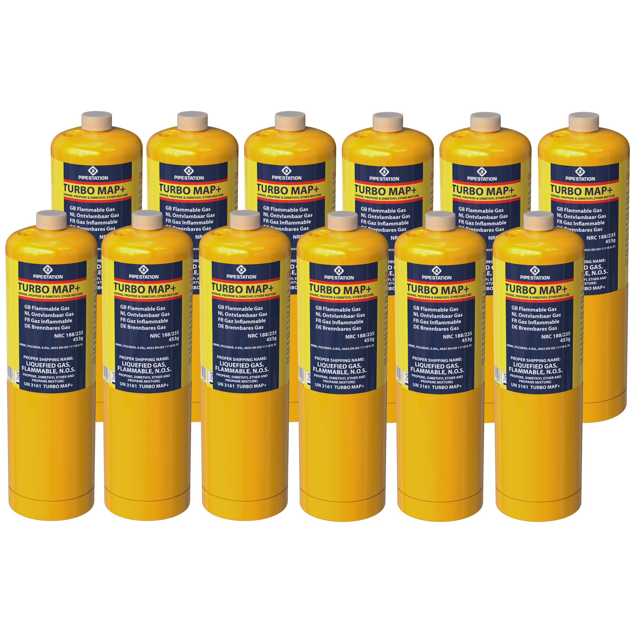 Pipestation Mapp Gas Canister | Map Plus Gas Bottle Cylinder For Propane Blow Torch Plumbing Soldering Gas Blowtorch | Map Gas Cartridge For Gas Torch 5060788752206