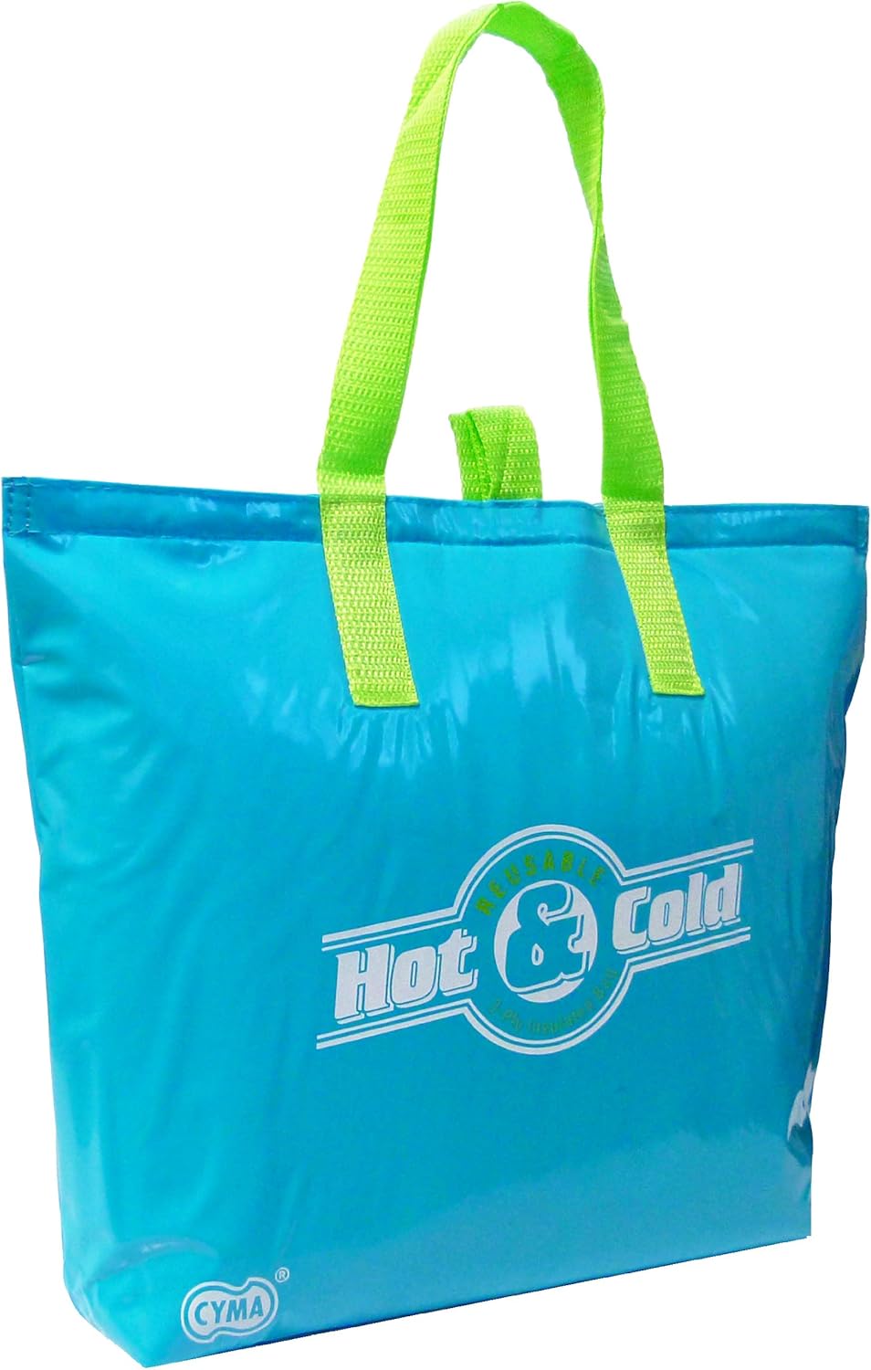3 Insulated Aqua Color Tote Bags + Reusable Grocery Tote Bag 6 Pack Combo