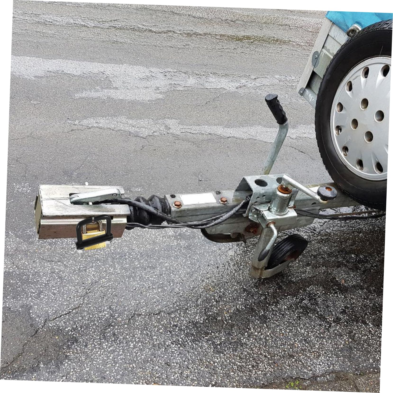 Cabilock Grillete de Remolque de Metal Negro Tensor de Alta Resistencia para Estabilizador de Enganche Enganche Antivibración para Fijación de Remolque