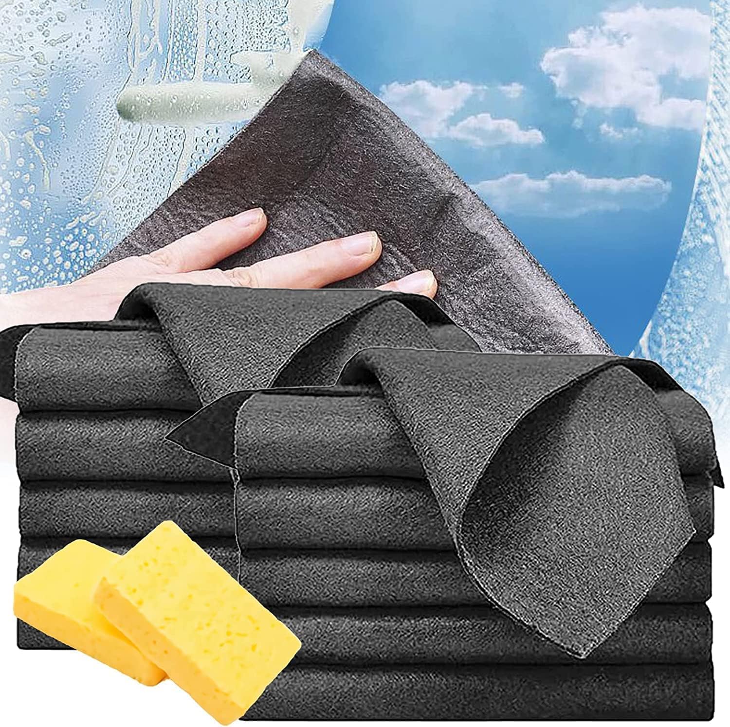 KINTAN 2023 Magic Cleaning Cloths As Seen on TV,Reusable