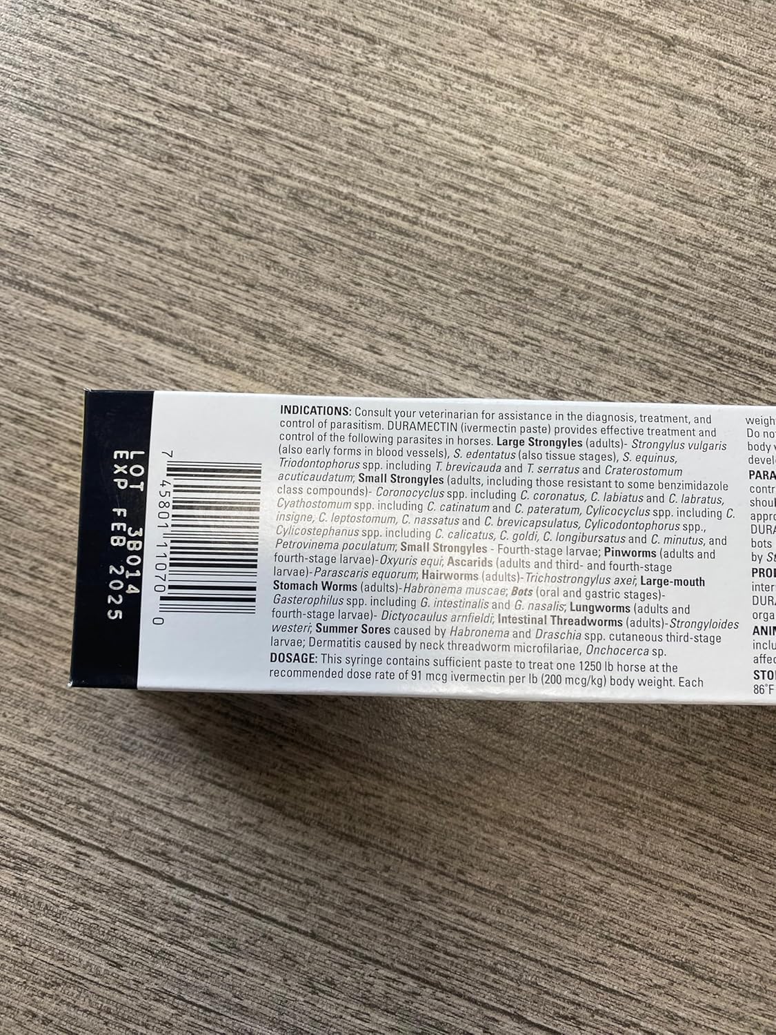 durvet Duramectin Ivermectin Paste 1.87% for Horses, 0.21 oz (Pack of 2)