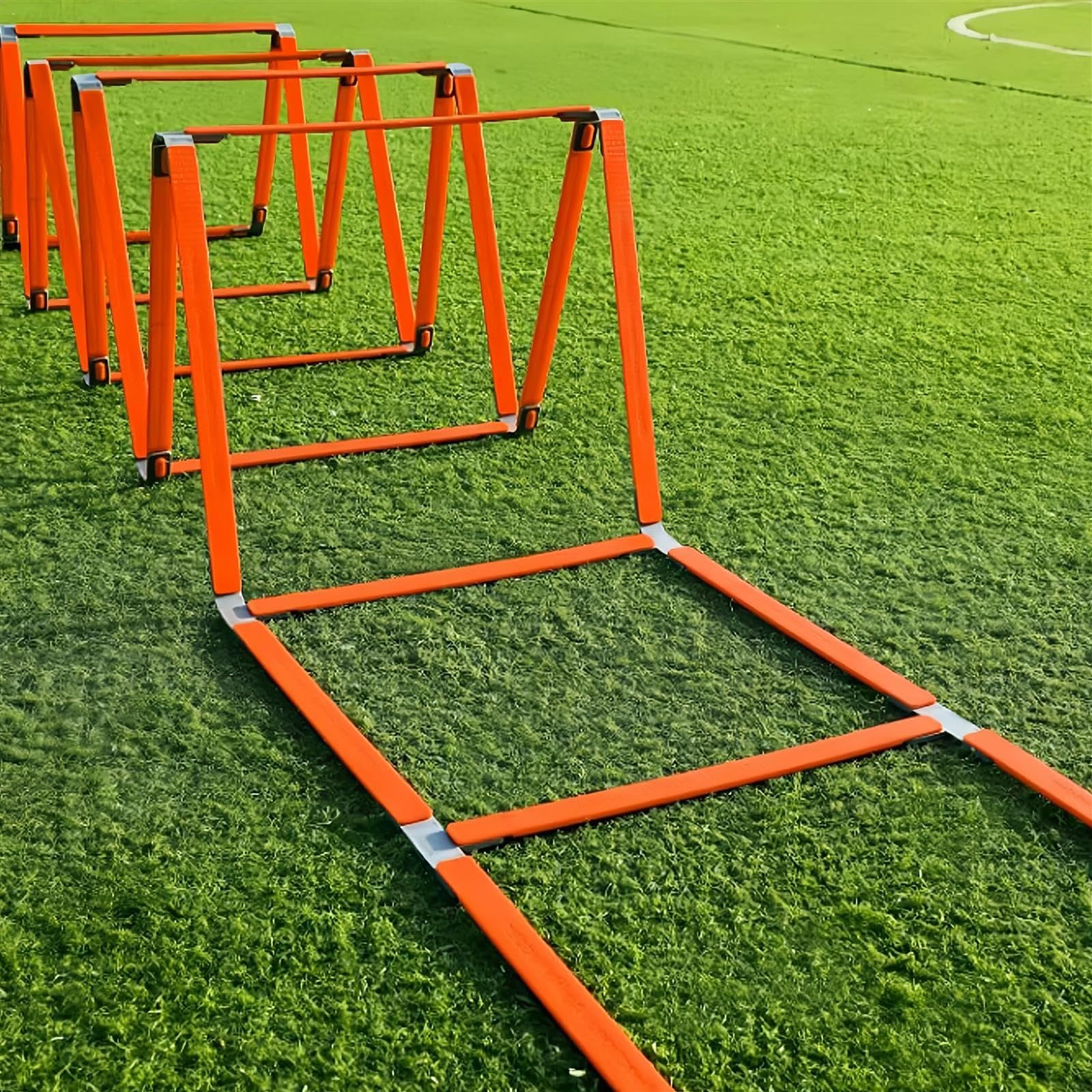 Ostacoli di velocità e scala di agilità, antiscivolo leggera attrezzatura sportiva per calcio, basket, pista, bambini e adulti