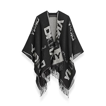 DKNY Women's Accessories Scarf,Black,0S at Amazon Women's