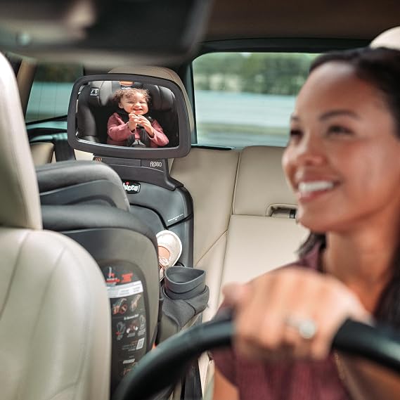 Chicco Fit360 Rotating Convertible Car Seat Base with LeverLock Install | Anthracite/Grey, fits infant and toddler car seat, 6-position leveling, Ready-to-Ride indicators, rear and forward-facing