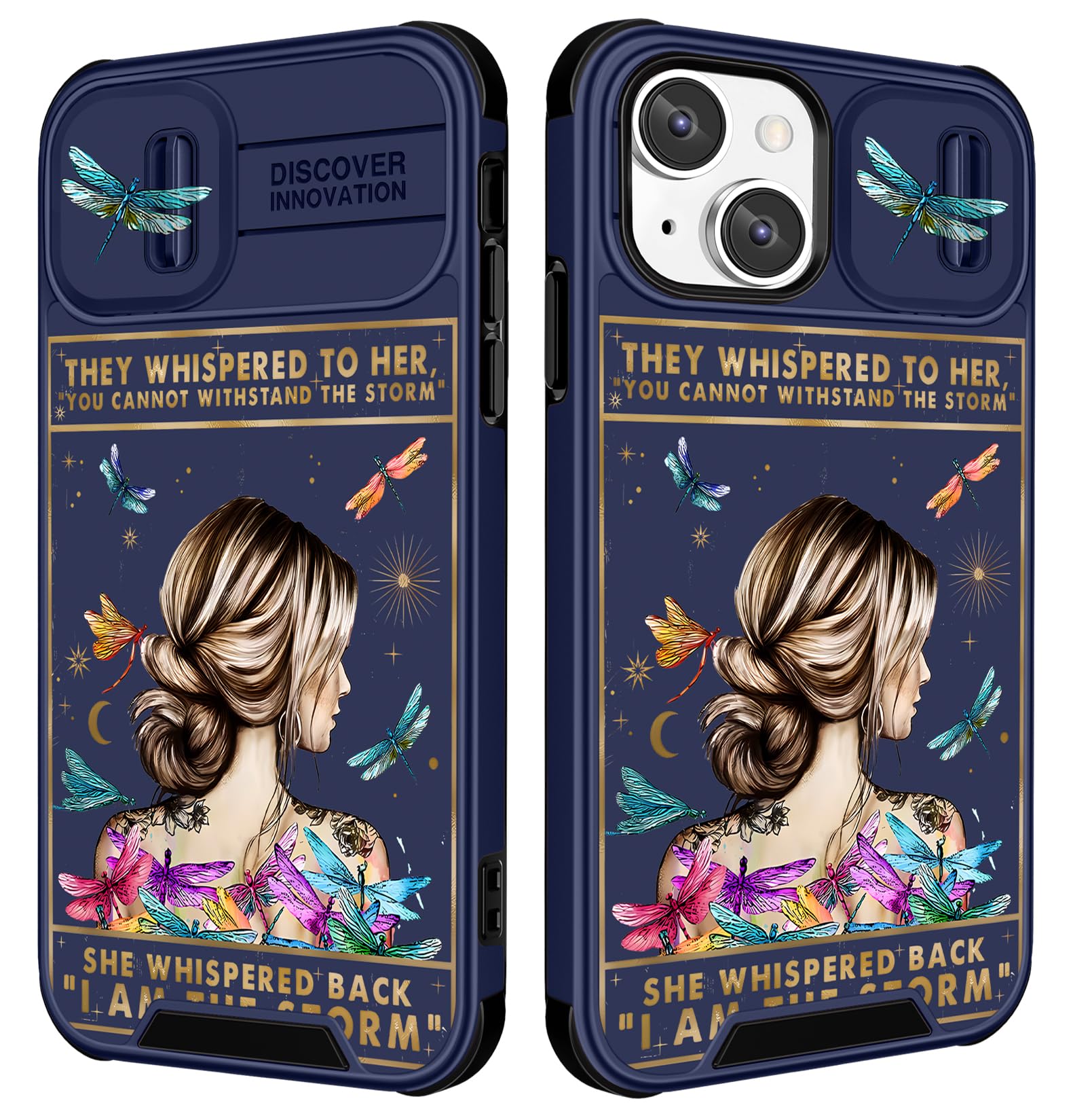 Funermei (2in1 for iPhone 14 Plus Phone Case for Women Cute Cats Girls Animals Cover Kawaii Girly Purple for Teen Girl Pretty Unique Design with Camera Cover Funda for Apple for iPhone 14 Plus Case