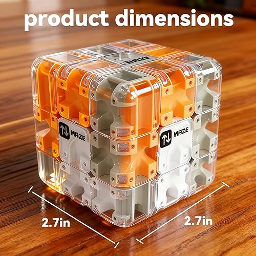 Miniatura 8 de Laberinto 3D Puzzles Laberinto Cubo Conciencia Espacial Entrenamiento Cerebral Juego Educativo de Enfoque Regalo para Adultos Adolescentes