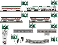 Vista 6 de Lionel Christmas Cheer Passenger Bluetooth HO Gauge Model Train Set with Remote