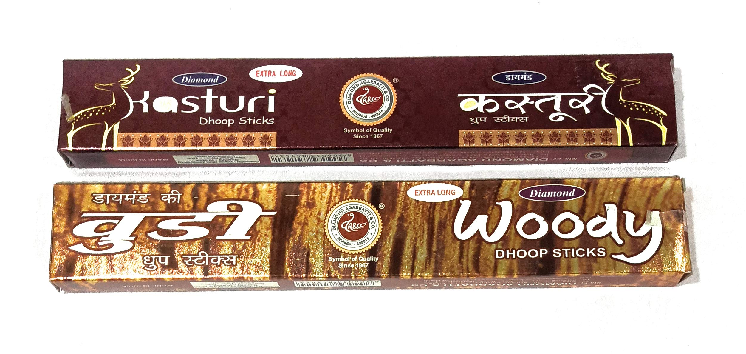 Diamond Premium Dhoop Sticks Combo - Kasturi & Woody - Pack of 6 (3 of Each Variety - 10 Sticks in a Pack) | 2-Hour Long Burn Time | Long Lasting Fragrance | Ideal for Pooja, Meditation & Large Spaces-picture-18