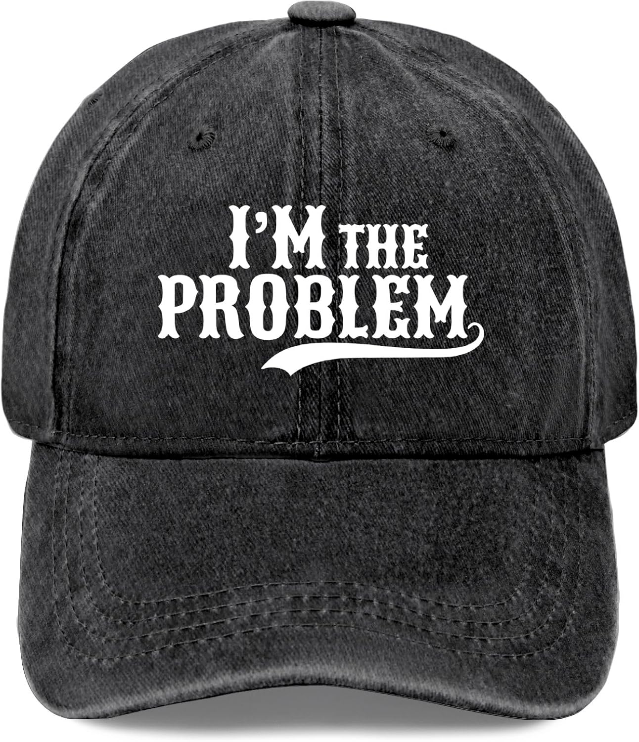 I'm The Problem Cap Country Music Hat for Men Washed Distressed Baseball Caps
