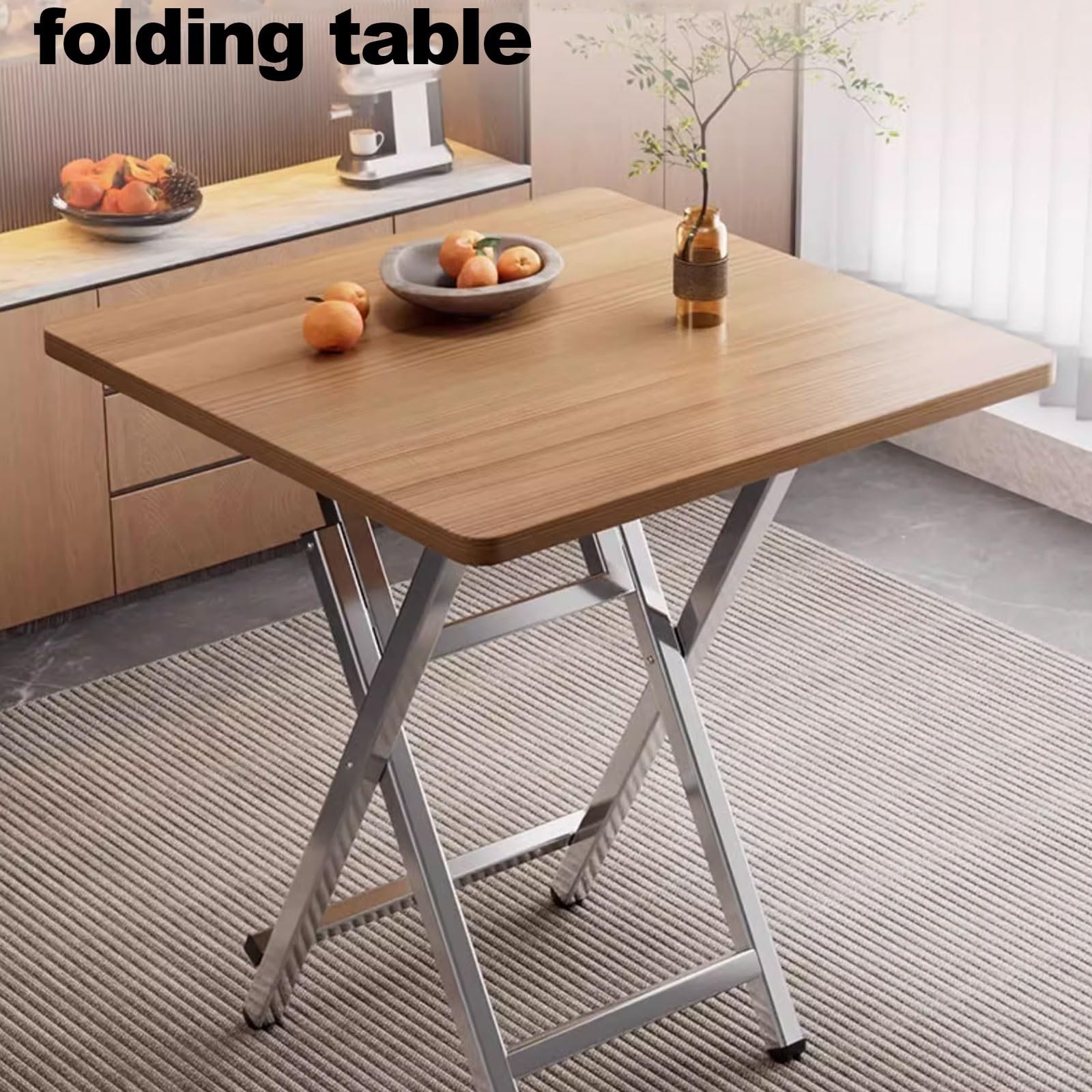 Amazon.com: Small Foldable Table Portable Artificial Board Dining