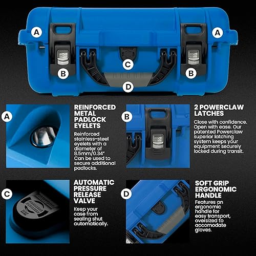 Miniatura 24 de NANUK 920 Pro Photo Kit - Estuche rígido para cámara de viaje impermeable con divisores acolchados y organizador de tapa, 16.7 x 13.4 x 6.8