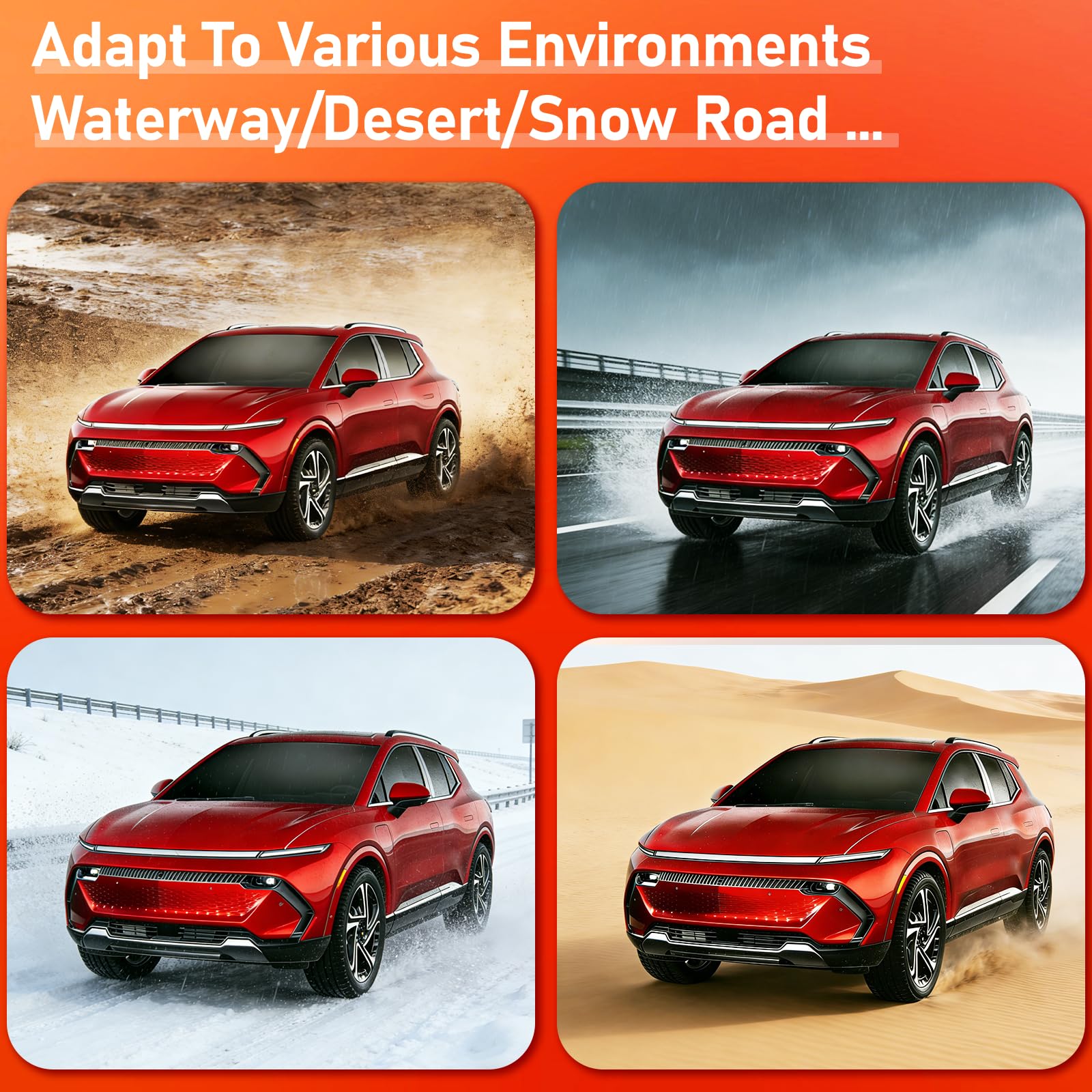 BZKXA Mud Flaps for Chevrolet Equinox EV 2024-2025,Upgraded Mudflaps Wheel Tire Splash Guards for Chevy Equinox EV Exterior Accessories,All Weather No Drilling Required 4PCS Fender — view 5