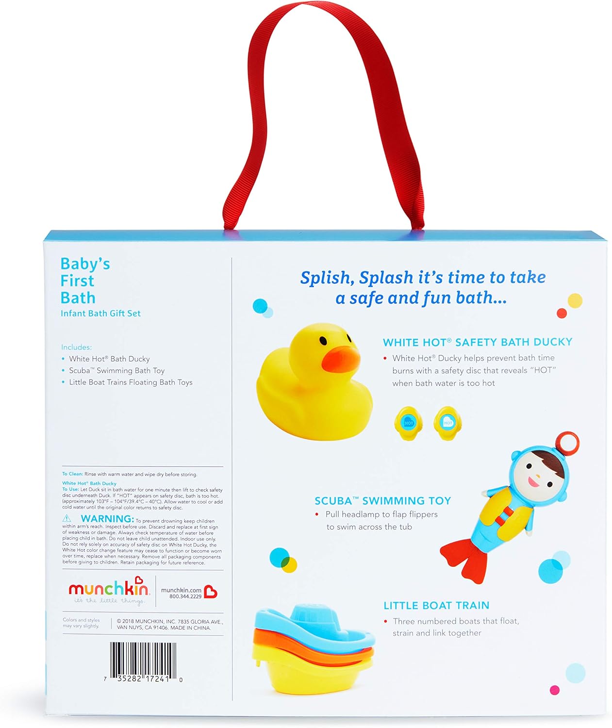 Munchkin® Baby's First Bath, Baby and Toddler Gift Set