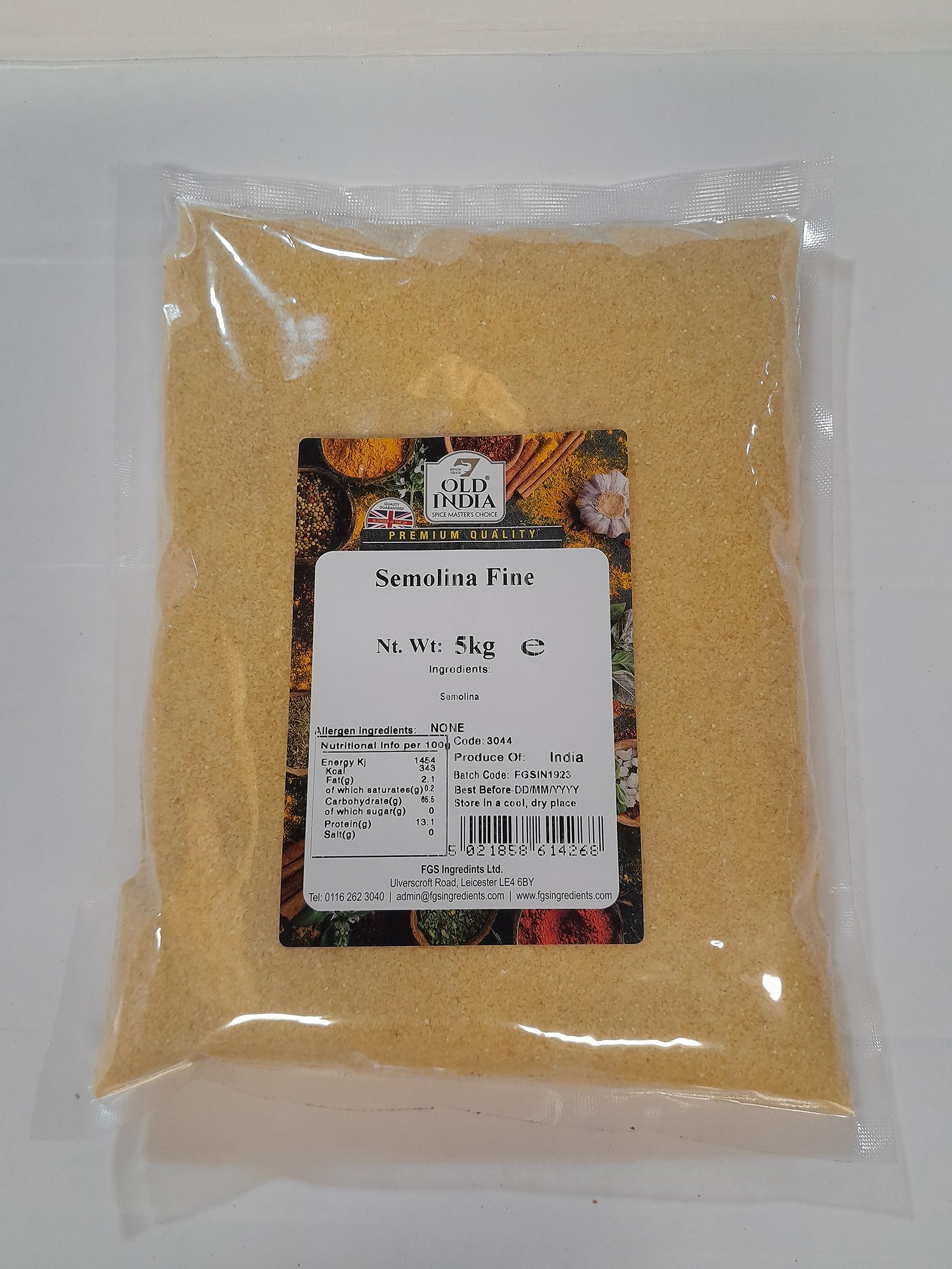 Old India Semolina Fine 5kg