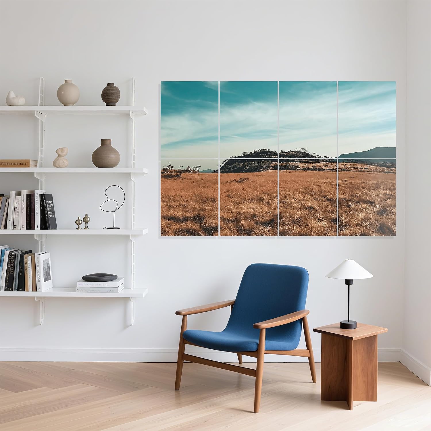 WoveN SounD Art Acoustic Panels, Autumn in the Wilderness, 48x32x0.4 Inch |Adhesive|Sound Absorbing Wall Art Panels|High Density|Sound Dampening Panels|Artistic Noise Reduction|Home|Studio|