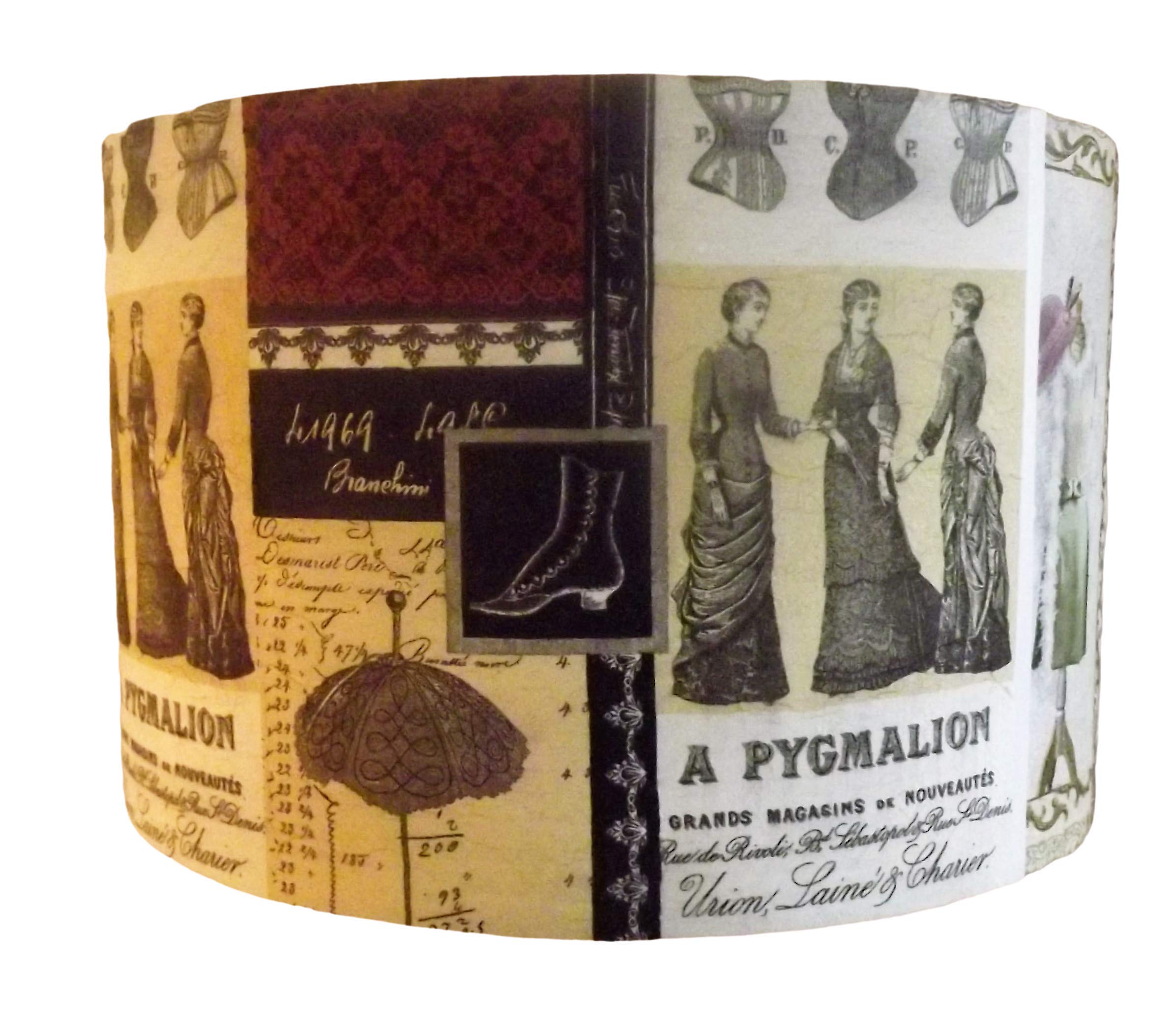 Steampunk Victorian Lampshade corsets, black and brown