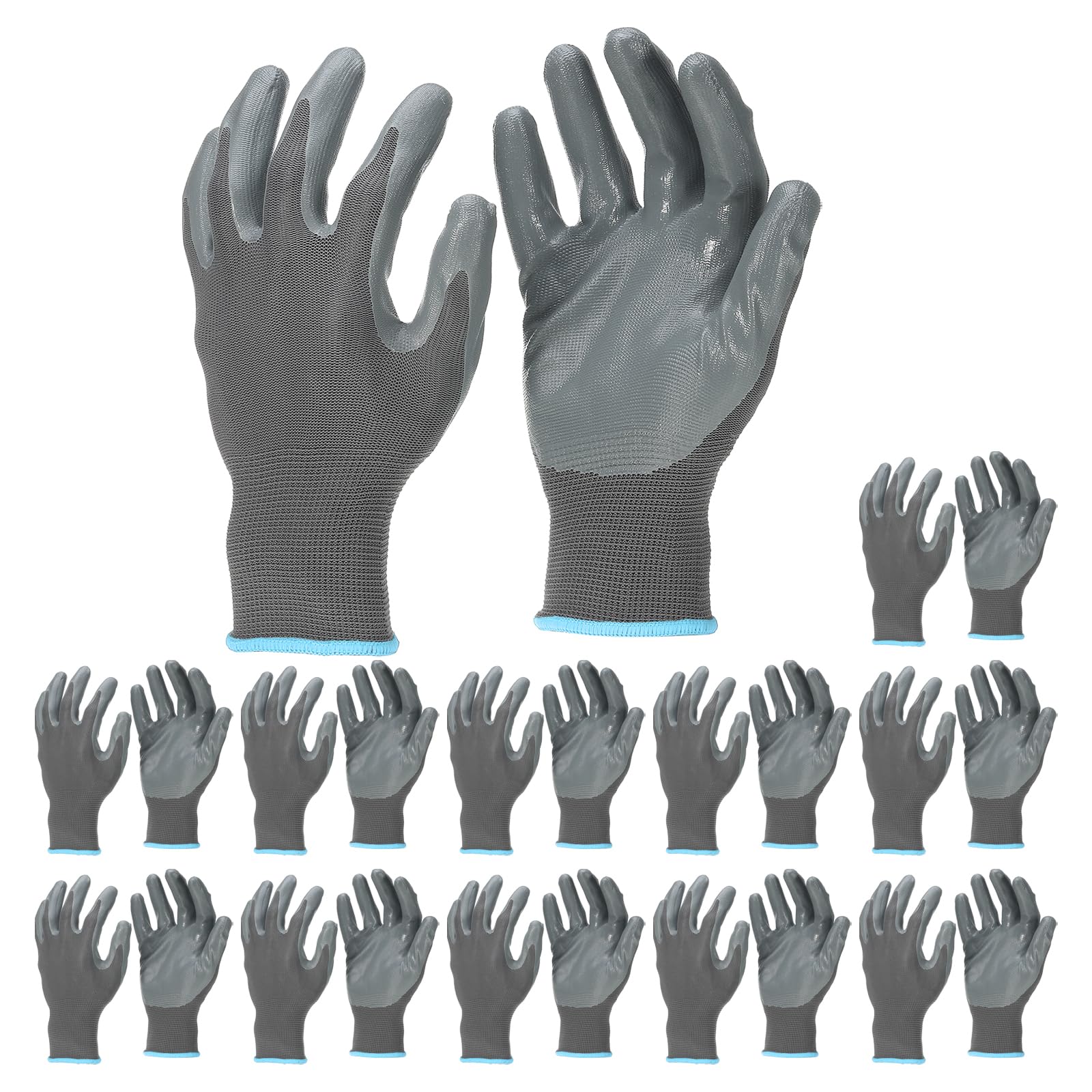 PATIKIL Safety Work Gloves Nitrile Coated