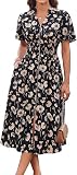 GRACE KARIN Womens Summer Maxi Floral Dress Casual