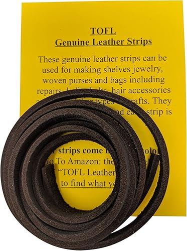 Miniatura 6 de TOFL Correa de cuero genuino de grano superior  72 pulgadas de largo  38 pulgadas de ancho  18 pulgadas de grosor (7-8 onzas)  1 tira de cuero para
