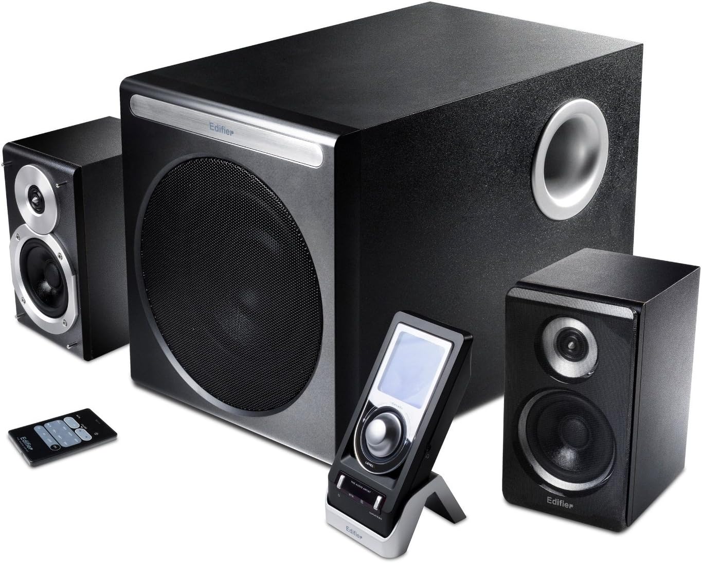 Edifier S530D 2.1 Sound System Rev. 2 Including Remote Control with Dig-Out Black