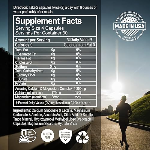 Miniatura 7 de NANOWELL Sean Lee's iBone Cal Mag 120 cápsulas vegetales - Salud ósea, suplemento de calcio