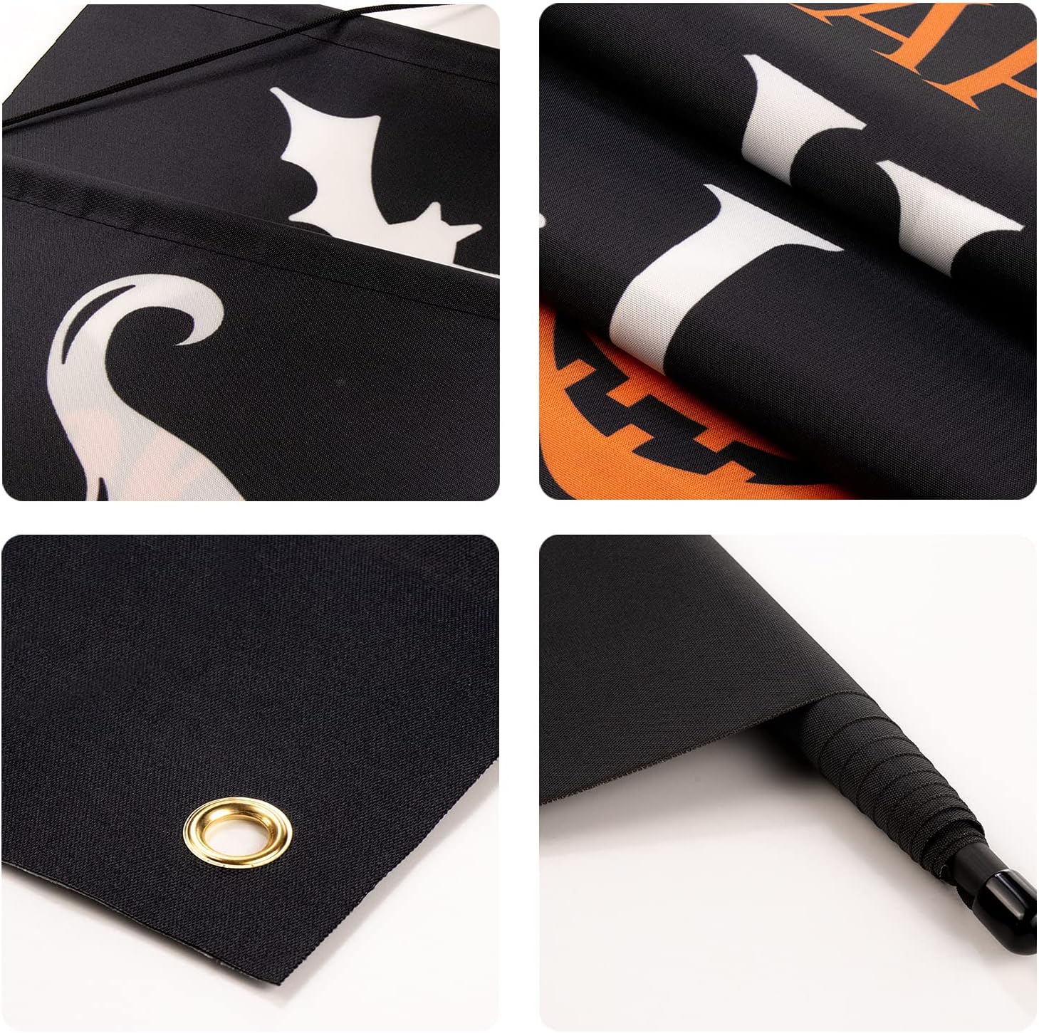 Halloween Decorative Hanging Banner - Trick or Treat Welcome Sign for Front Door, Porch, Yard & Indoor Home Wall Decor