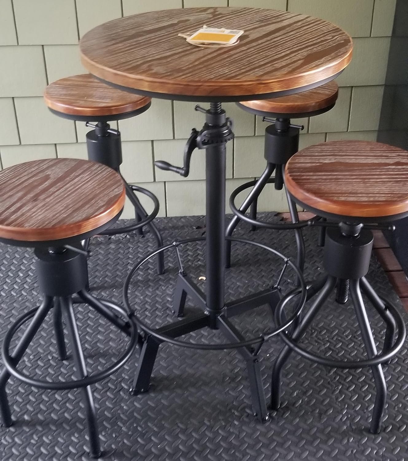 LOKKHAN Set of Industrial Bar Stool-Height UK Ubuy