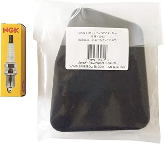Spree Compatible/Replacement for Honda Elite E ES SB50 air filter (1988-1990) WITH SPARK PLUG
