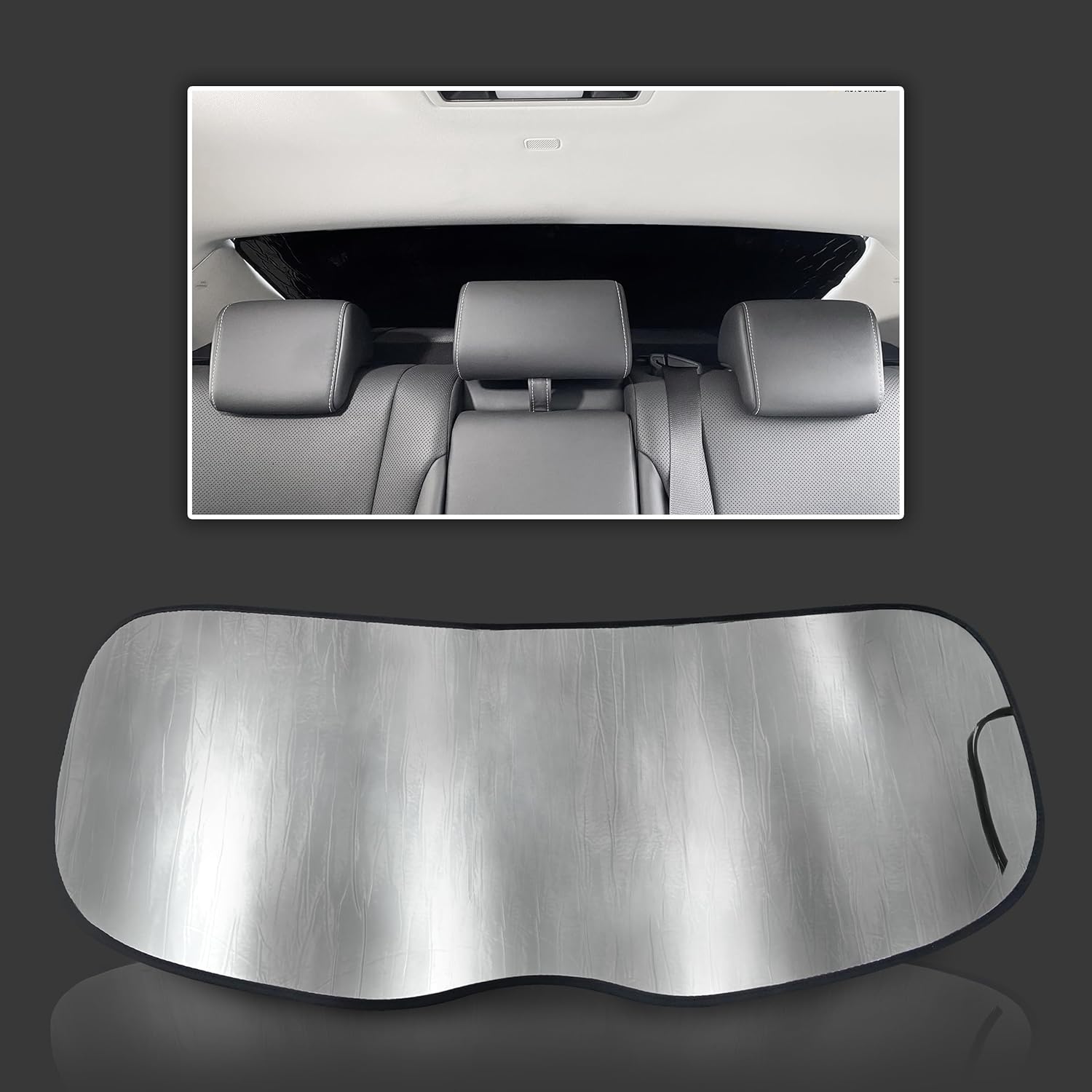 GalaxyAutoShield Custom Fit Rear Tailgate Window Reflective Sun Shade for 2019 2020 2021 2022 2023 2024 2025 Lexus ES Sedan, UV Reflector Privacy Insulated Protection (Made in USA)