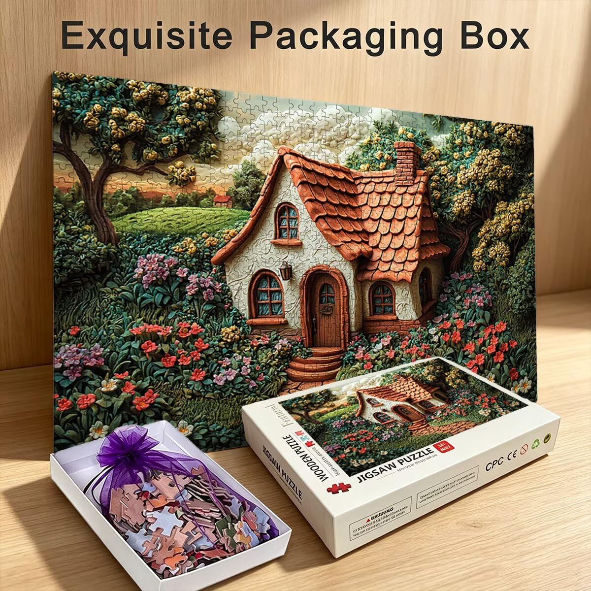 Puzzle 1000 Pezzi, Puzzle Giardino, Legno Pezzi, Regalo Donna Uomo -11152