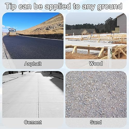 Miniatura 6 de VVOKGO Estaca de barra de refuerzo de 16 pulgadas, estacas de cemento galvanizado de 12 pulgada Thinkness, estacas de jardín de soporte para