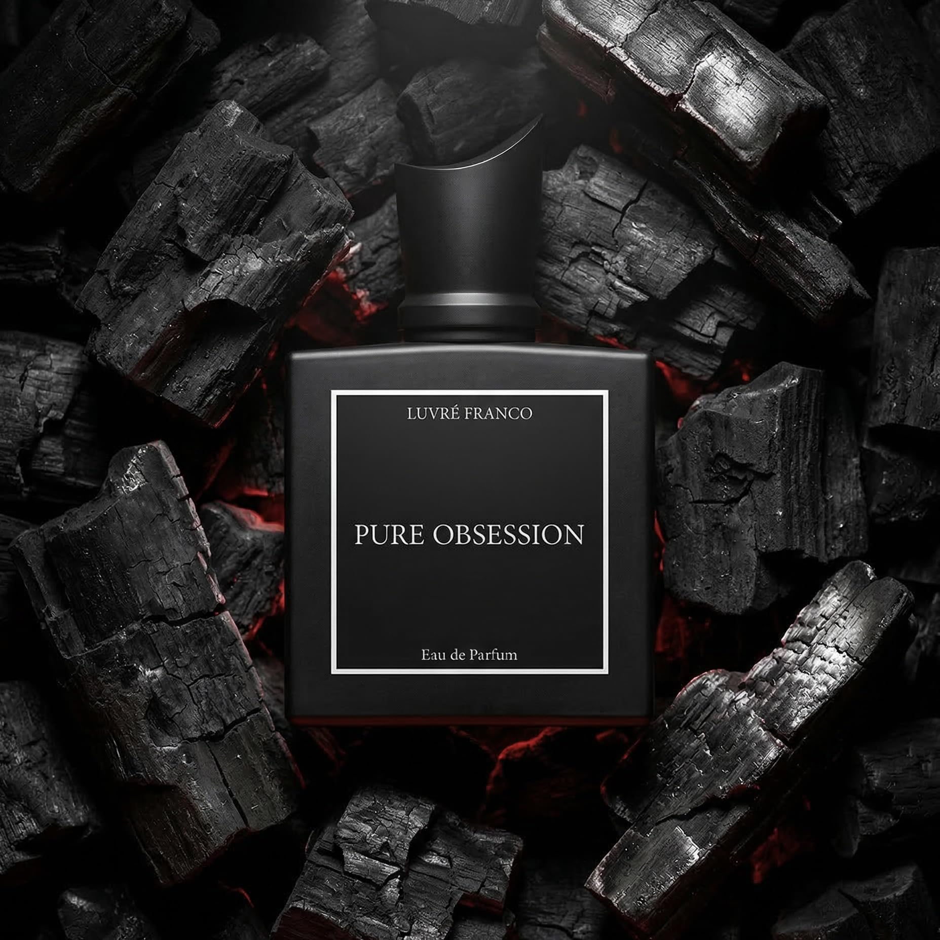 Pure Obsession - Eau de Parfum für Herren - LUVRÉ FRANCO - mit Pheromonen - holzig rauchiger Duft - 50ml - sehr attraktiv und anziehend - langanhaltend