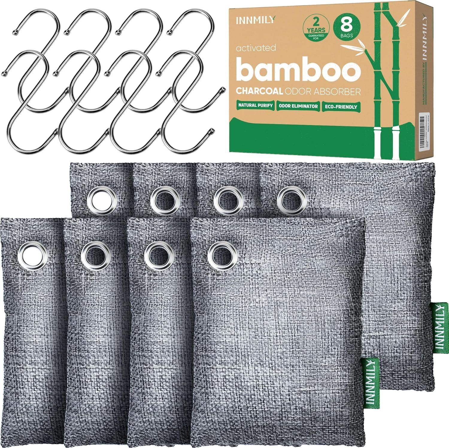 Innimily Activated Charcoal 8 Pack