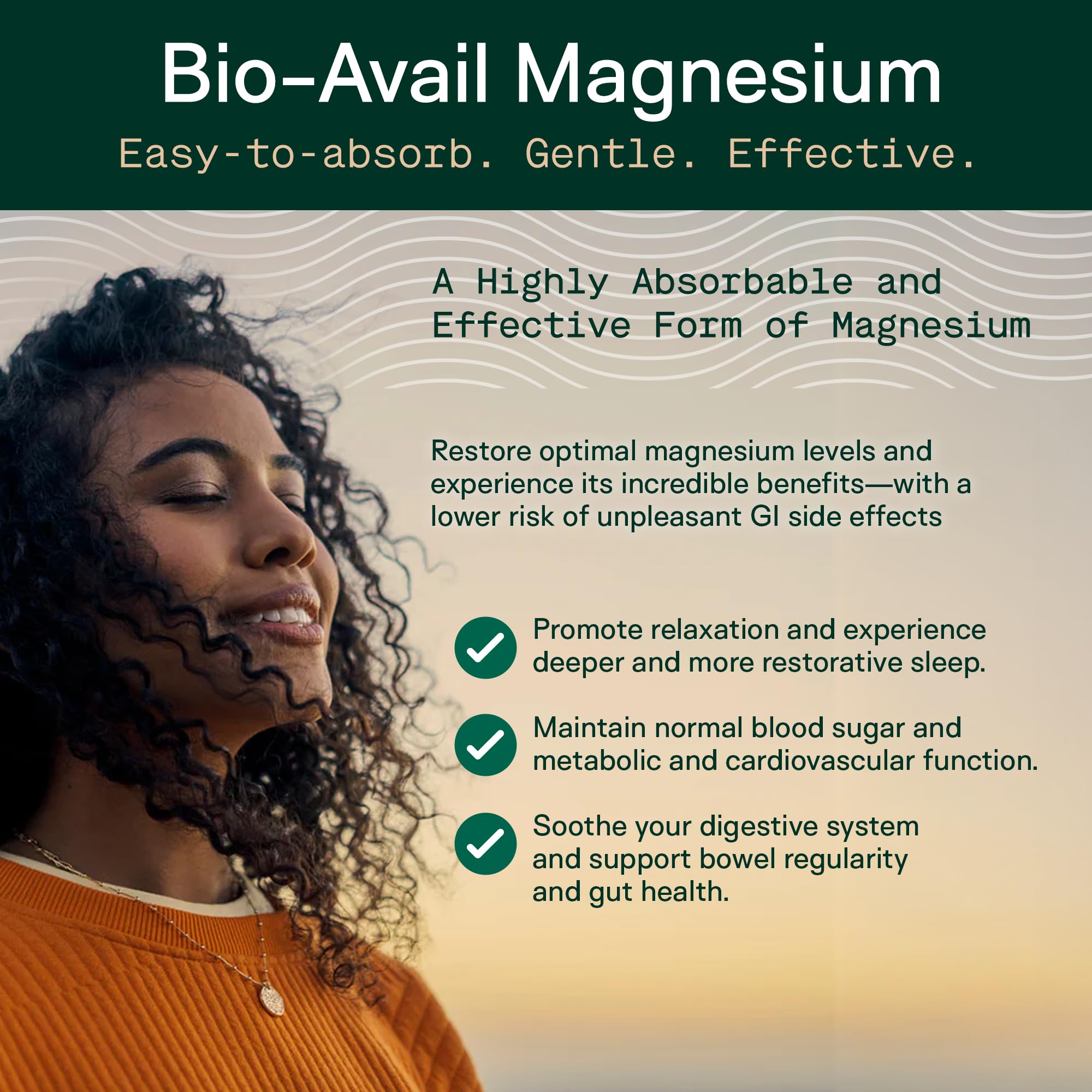 Adapt Naturals Magnesium Glycinate Supplement, Bioavailable - 30 Day Supply — Amazon image 2