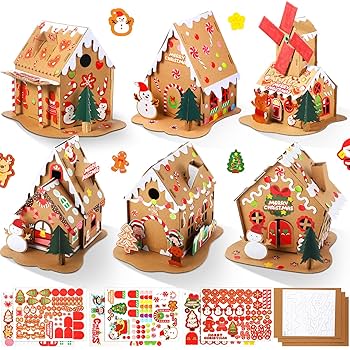 Amazon | Yunsailing 6セット クリスマス 段ボール ジンジャー