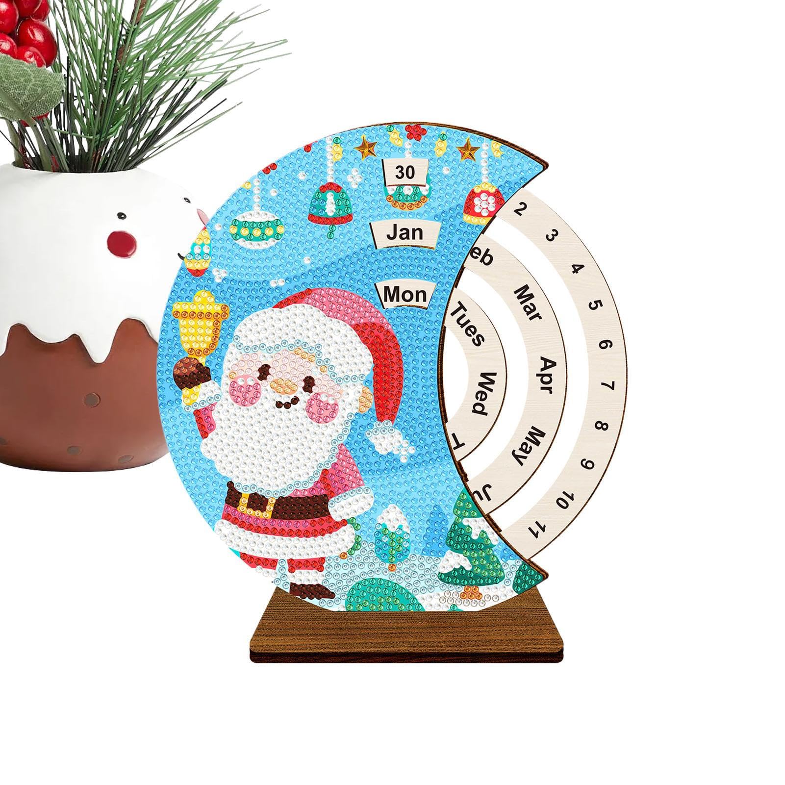 Calendario perpetuo de madera que evita comprar almanaques anuales 8